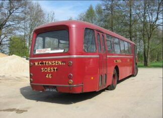 Na een lange restauratie weer gestart Tensen bus