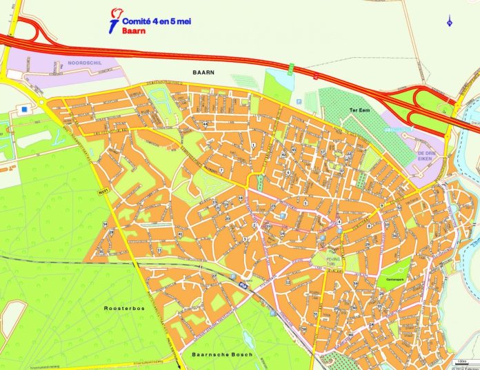 Herdenkingsborden Comité 4 en 5 mei Baarn
