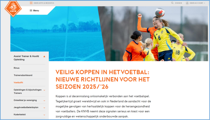Koppen, pagina KNVB