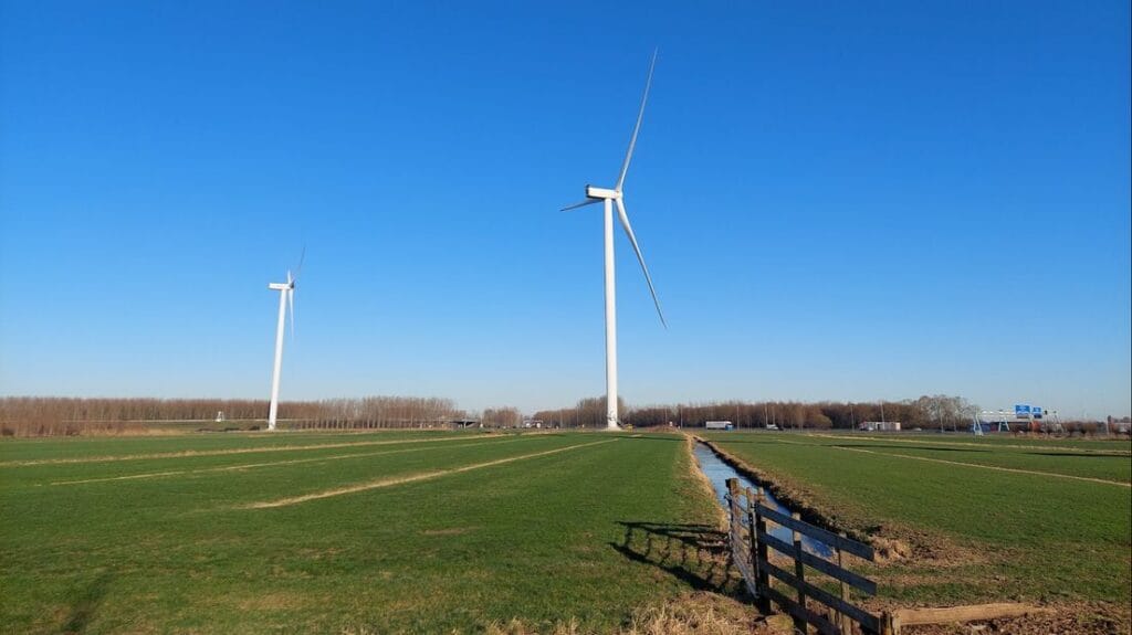 Windmolens in de buurt van Vianen. © Lotte Mulders /