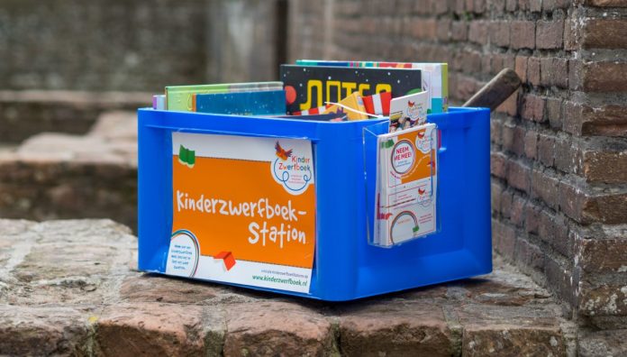 Kinderzwerfboekstation