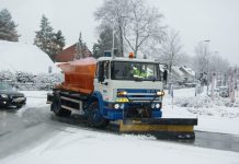 Strooimateriaal klaar voor gladheid RMN Gladheidbestrijding