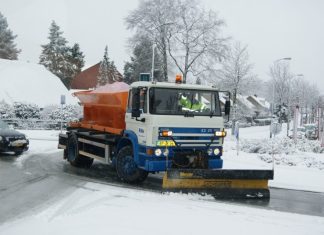 Strooimateriaal klaar voor gladheid RMN Gladheidbestrijding
