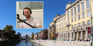 Journalist verdiept zich in genocide Sam van den Broek in Sarajevo