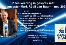 Gesprek met burgemeester Röell van Baarn nov 25.