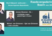 Gemeenteraad Baarn no 2025.