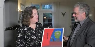 Prins Bernhard maakte excuus aan kok met schilderij Hanneke Kiel en Eugene Leenders met het excuusschilderij