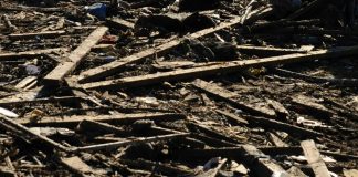 Afvaldumping in buitengebied van Baarn bouwafval