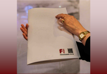 Braille flyer van Flint Amersfoort Braille flyer Flint