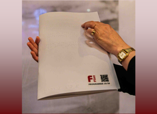 Braille flyer van Flint Amersfoort Braille flyer Flint