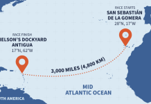Soester roeit Atlantische Oceaan over Roeien met een bootschap