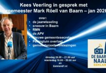 Kees Veerling in gesprek met burgemeester Röell.