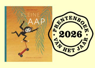 Kleine aap komt uit de mouw tijdens voorleesdagen Prentenboek-van-het-Jaar-2026