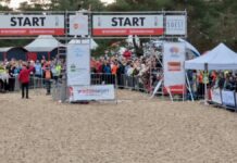 Zon, zand en records: Ruim 3300 lopers bij de 43e Sylvestercross in Soest Start Sylvestercross 2025