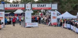 Zon, zand en records: Ruim 3300 lopers bij de 43e Sylvestercross in Soest Start Sylvestercross 2025