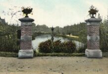 Lekke Wilhelminavijver cultuurhistorische waarde wilhelminavijver ansichtkaart