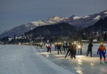 Soester schaatst op Weissensee Alternatieve Elfstedentocht