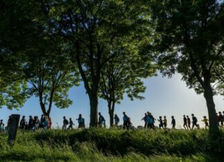 Avondvierdaagse Baarn 2026 loopt weer als een zonnetje Avondvierdaagse, foto Willem Loman