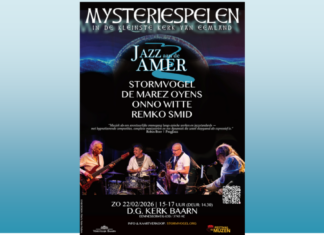 Mysteriespelen in de kleinste kerk van Eemland Jazz aan de Amer