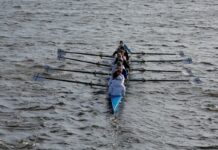 Hemus-talenten vol in training richting Amstel en Londen Nationale-jeugdselecties-bij-roeivereniging-Hemus-op-De-Eem