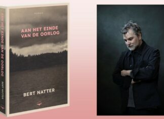 Bert Natter genomineerd voor Libris Literatuur Prijs Bert Natter en het boek waarmee hij is genomineerd, foto Keke Keukelaar