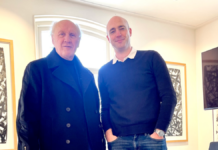 De Zaterdag Coulissen Herman van Veen en presentator Tim van Scheijen