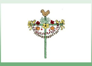 De laatste zondag voor Pasen: Palmzondag Palmpasen-stok