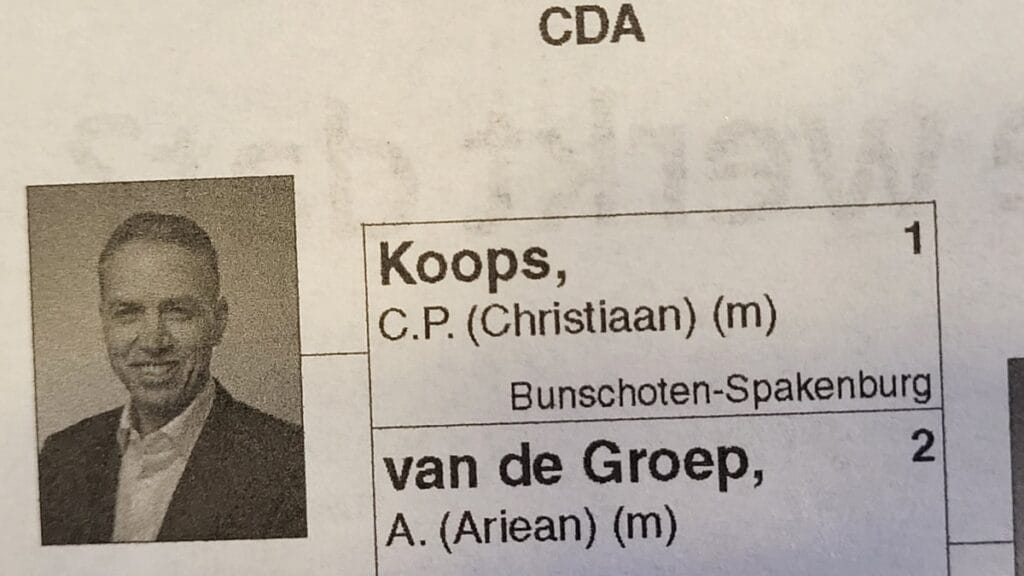 Christiaan Buis als Christiaan Koops