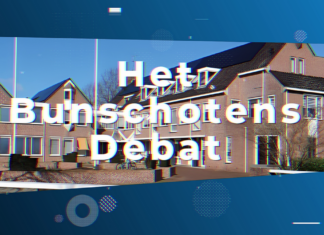 Politiek presentator voor Eemland1 Logo Bunschotens Debat