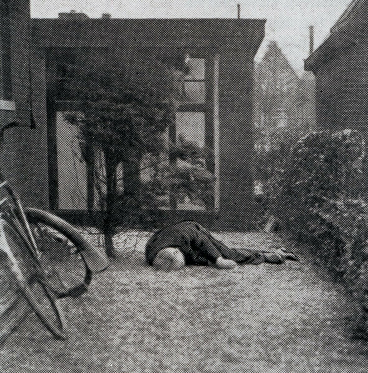 1944, Van lenneplaan 70, moord vanuit het verzet. Foto: Historische Vereniging Soest-Soesterberg.