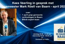 Gesprek burgemeester Röell Baarn.