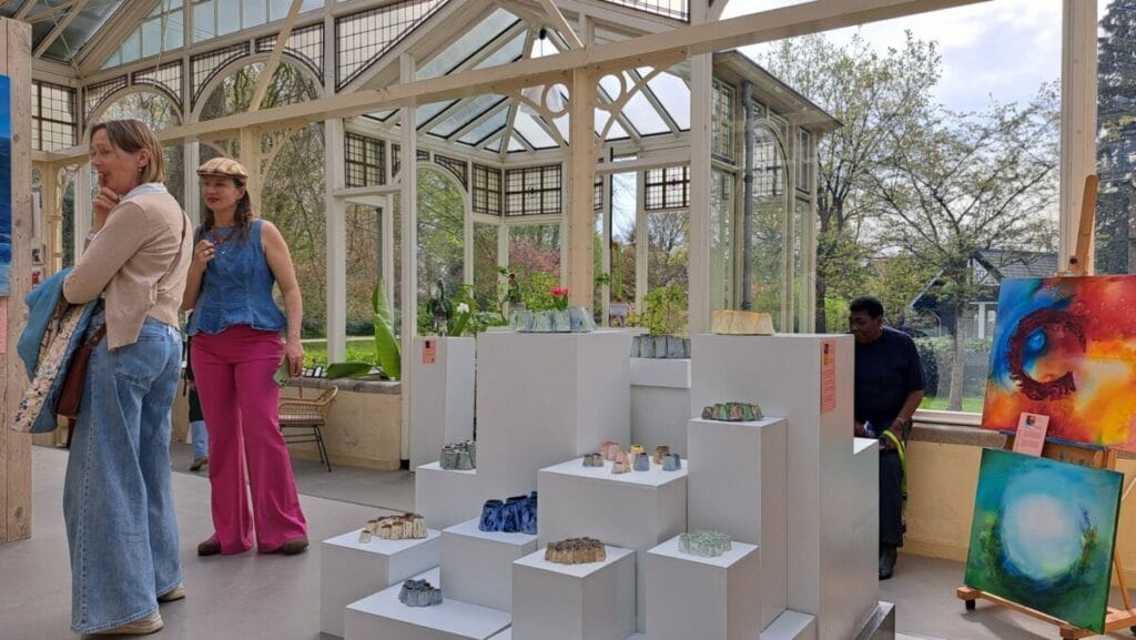Kunstpalet033 in de wintertuin Baarn
