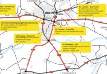 Grote verkeershinder rond Utrecht vanaf april hinderkaart Utrecht