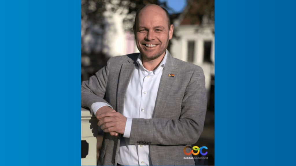 Voorzitter van COC Midden-Nederland Ricardo Copier