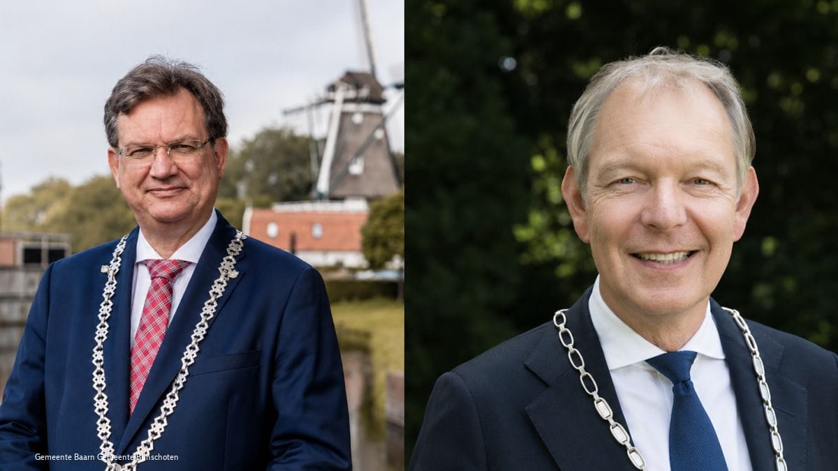 Extraatje voor burgemeesters Baarn en Bunschoten Jaco Geurts en Mark Röell