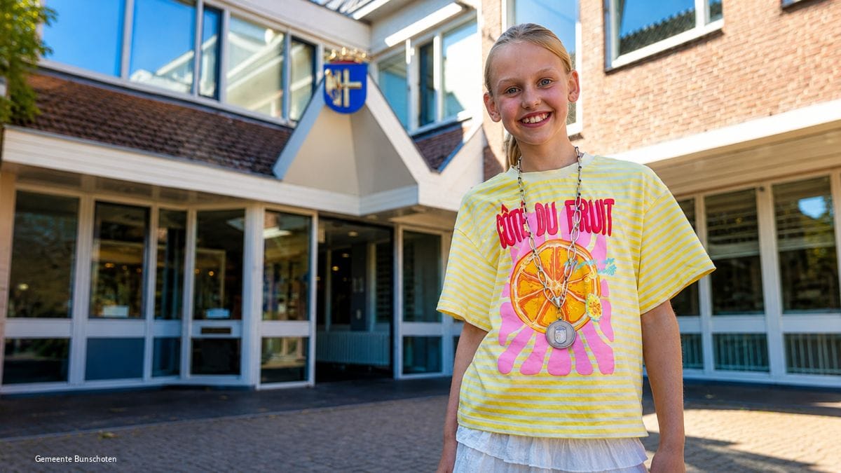 Kinderburgemeester Bunschoten Liv Ruizendaal