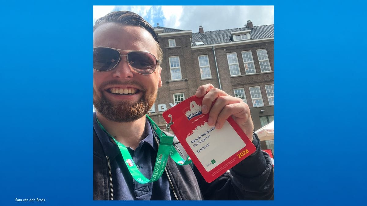 Sam van den Broek geniet tijdens eerste etappe Nijmeegse Vierdaagse: "Het is één en al genieten" Verslaggever Sam van den Broek loopt mee met de Nijmeegse 4-Daagse