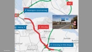 Grote afsluiting A1 deze zomer zorgt voor flinke verkeershinder