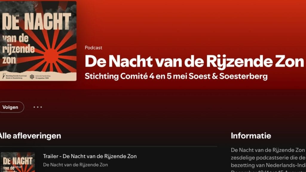 Podcast ‘De Nacht van de Rijzende Zon’ goed beluisterd