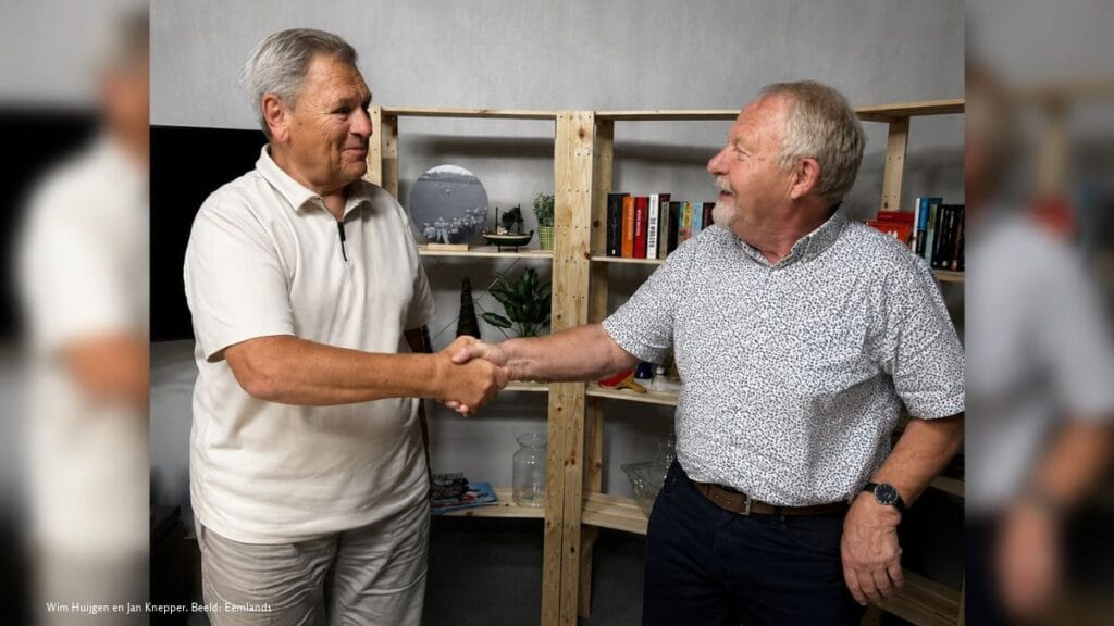 Wim Huijgen van het Centrum voor Erfgoed en Cultuur en Jan Knepper van Eemland1