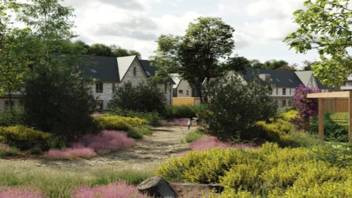Nieuwe woonwijk in Soesterberg